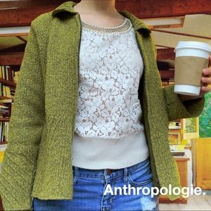 ANTHROPOLOGIE 〰️ TABITHA LACE KNIT TOP
